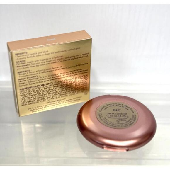 Stila Convertible Color Dual Lip & Cheek Cream 2n1 Lipstick Blush 4.25g ~ Peony - Picture 4 of 6